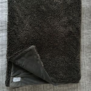 Charcoal Gray Throw Blanket